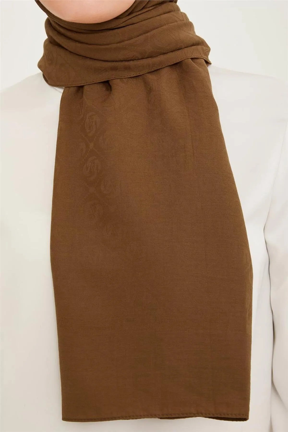 ARMİNE Trend Pamuk Monogram Şal 23028