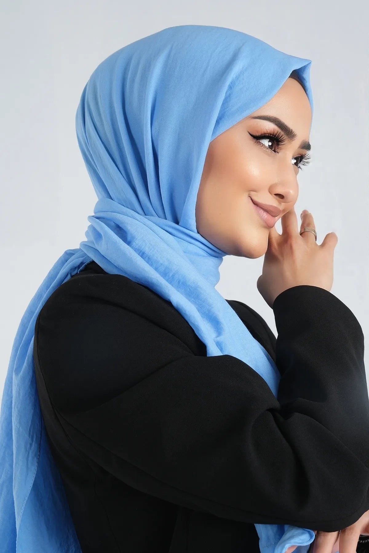 HAREM SCARF Amor Şal-Tebeşir Mavi