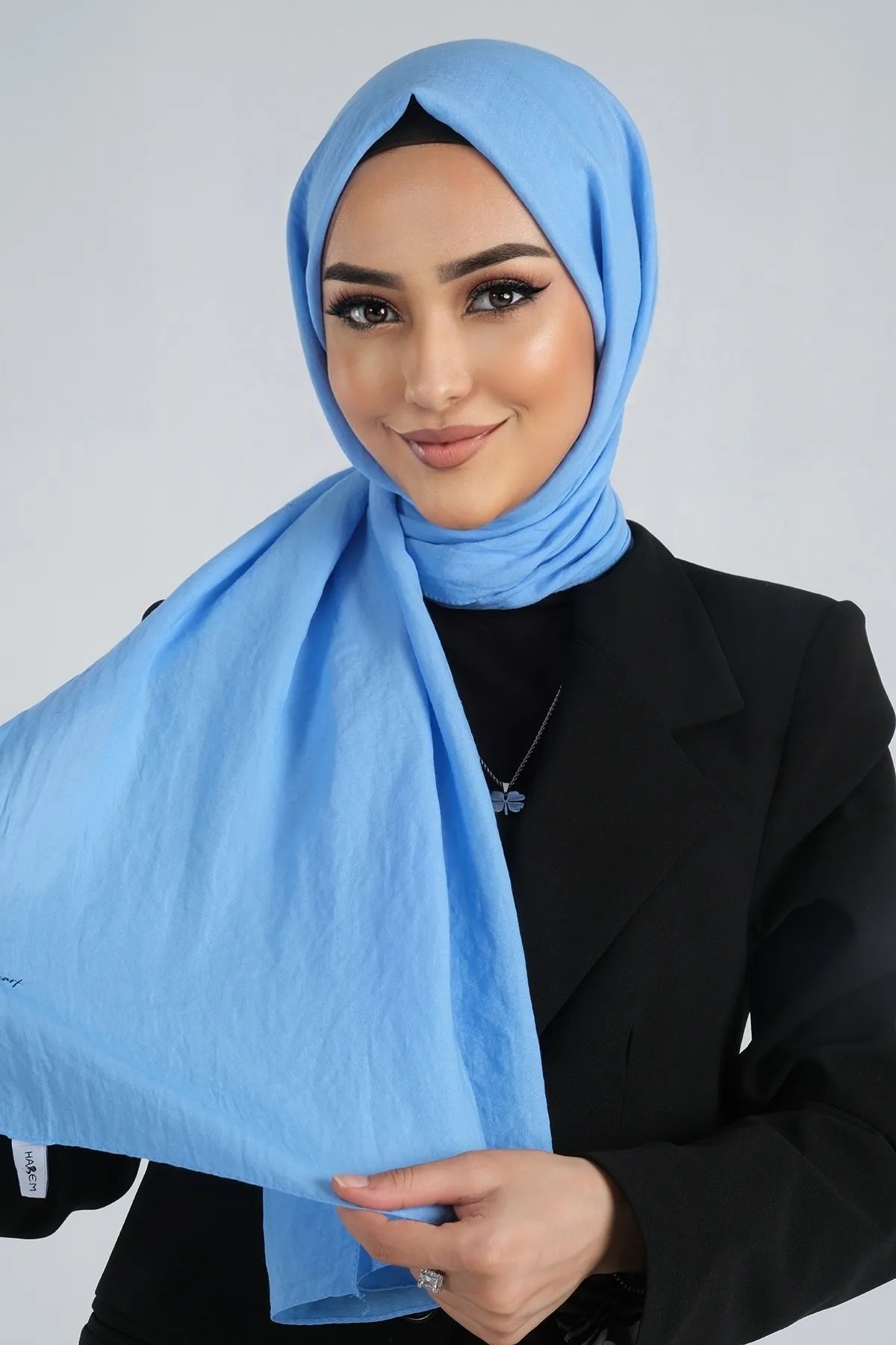 HAREM SCARF Amor Şal-Tebeşir Mavi