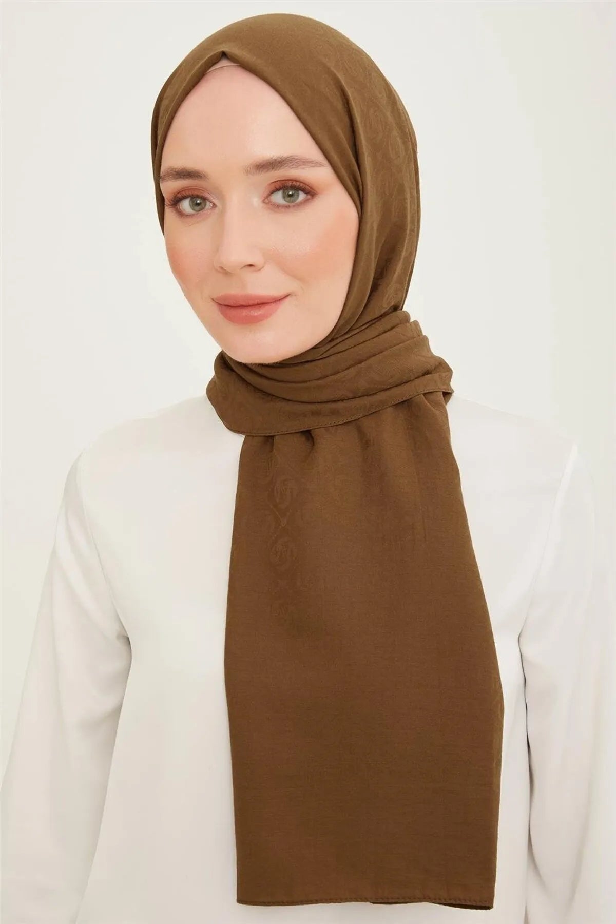 ARMİNE Trend Pamuk Monogram Şal 23028