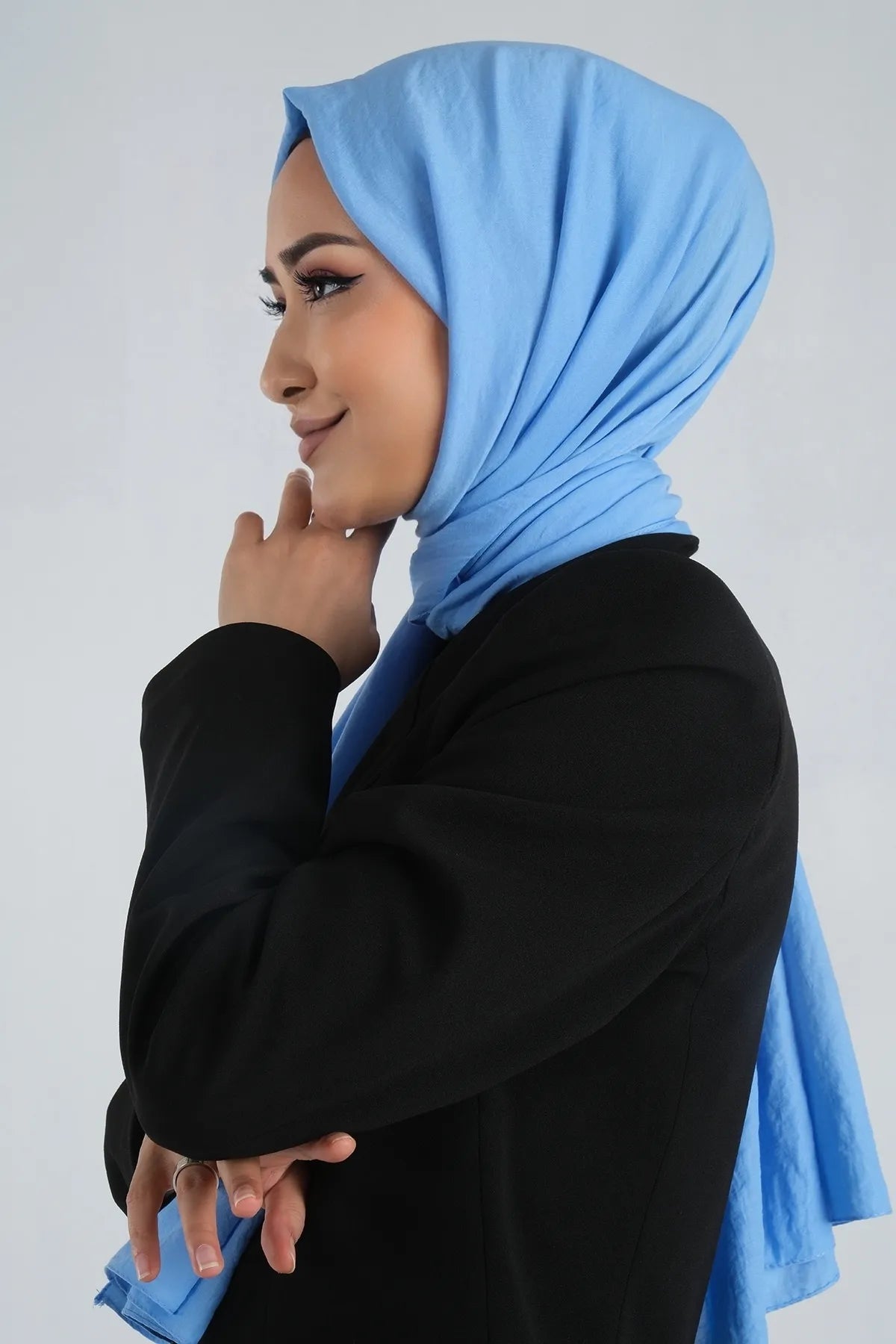 HAREM SCARF Amor Şal-Tebeşir Mavi