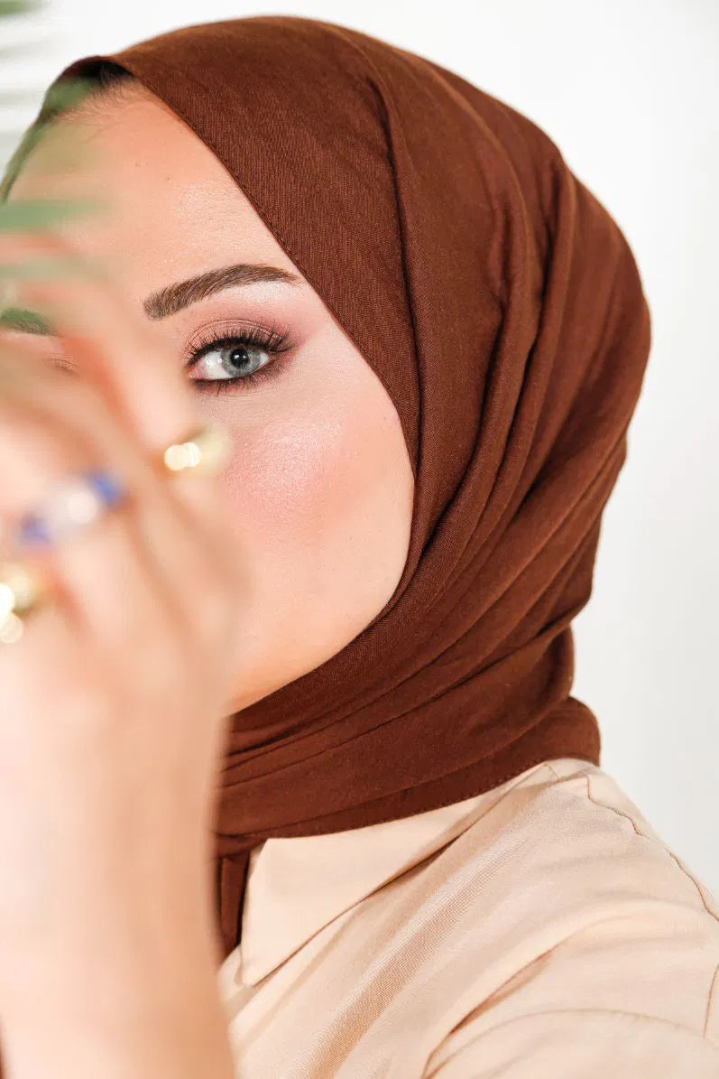 HAREM SCARF Amor Şal-Acı kahve