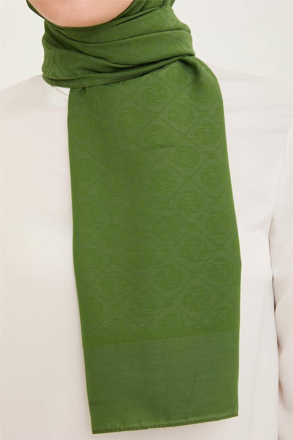 ARMİNE Trend Pamuk Monogram Şal 23055