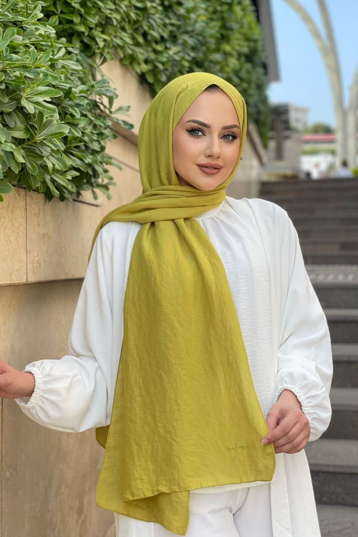 HAREM SCARF Amor Şal-Fıstık