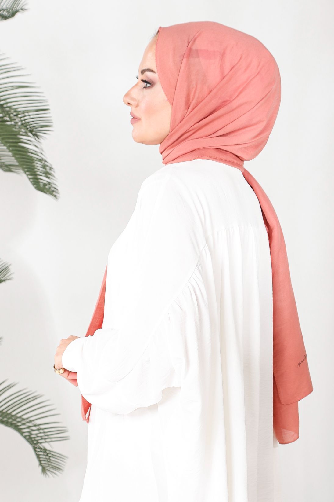 HAREM SCARF Amor Şal-Gül Kurusu