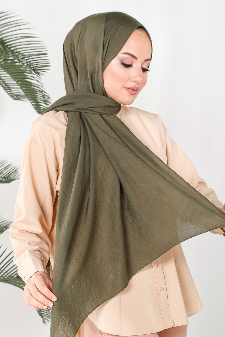 HAREM SCARF Amor Şal-Haki