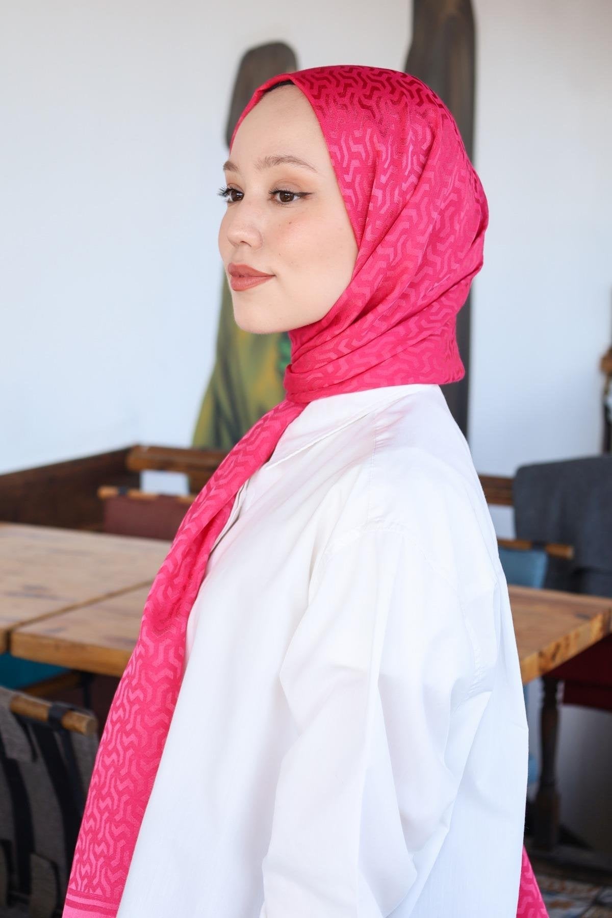 HİNT İPEK Pamuk Jakar Şal