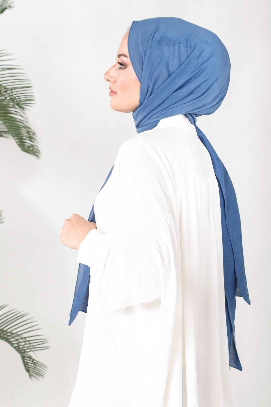 HAREM SCARF Amor Şal-İndigo