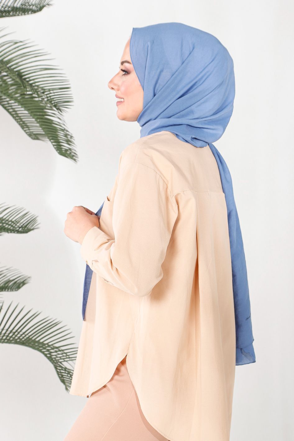 HAREM SCARF Amor Şal-Mavi