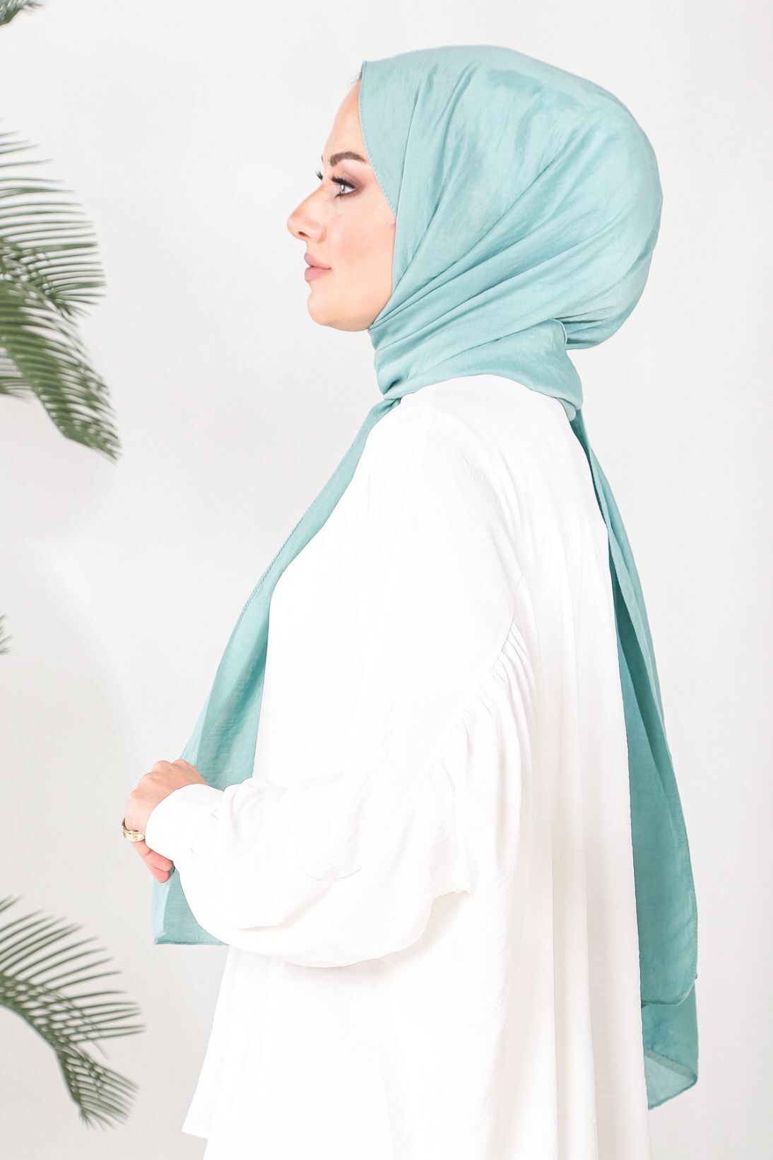 HAREM SCARF Amor Şal-Mint