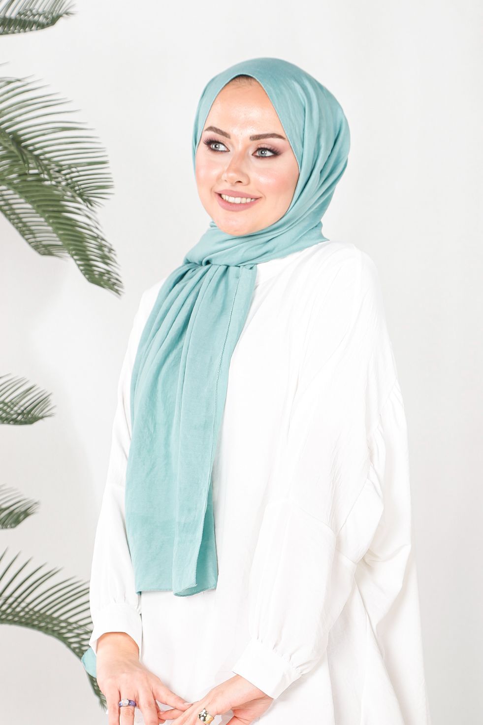 HAREM SCARF Amor Şal-Mint