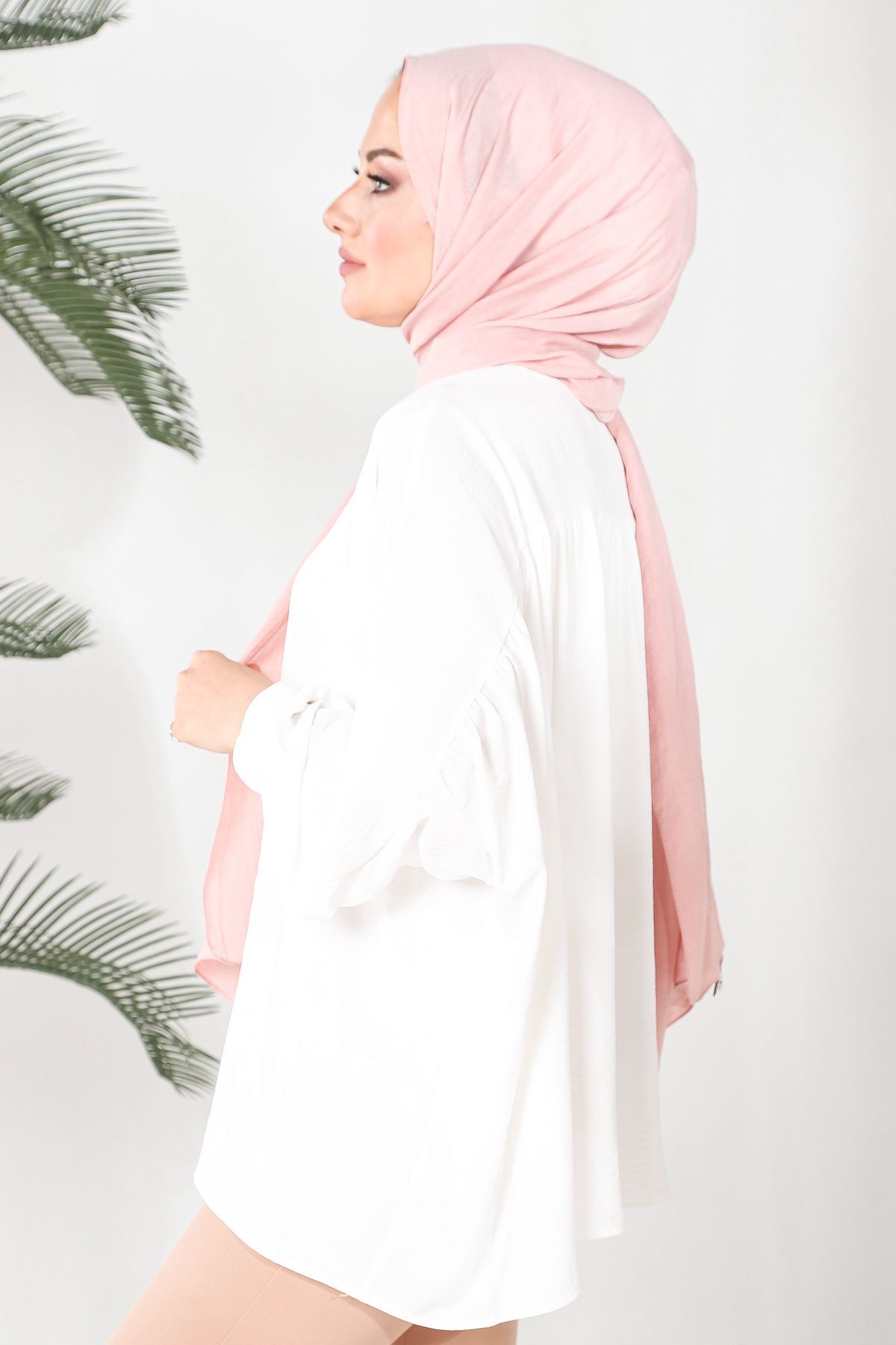 HAREM SCARF Amor Şal-Pudra