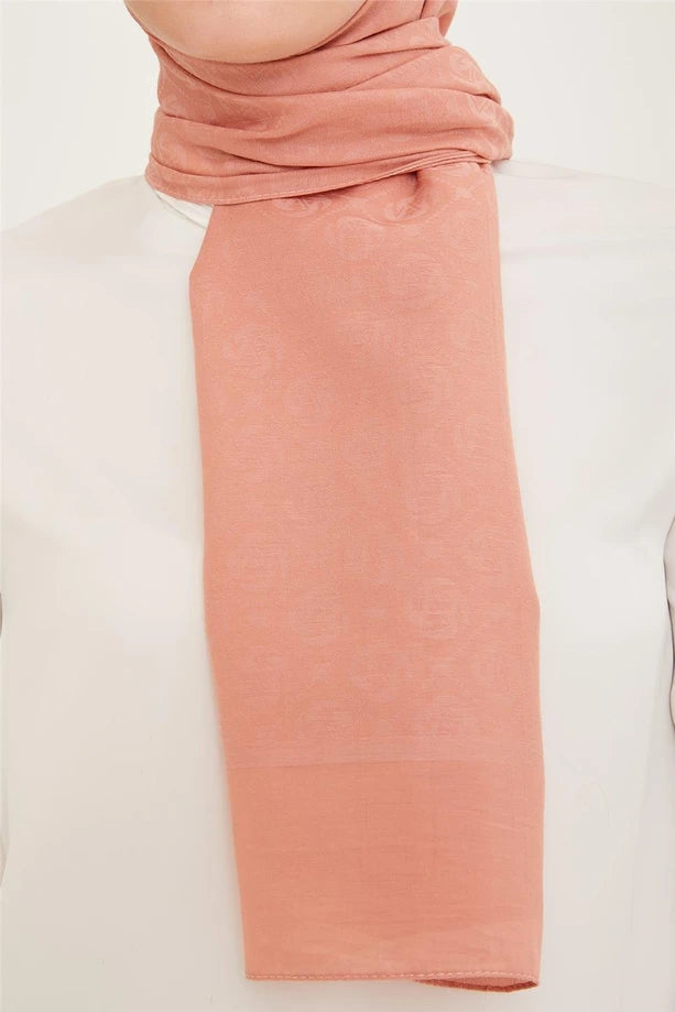 ARMİNE Trend Pamuk Monogram Şal 23031
