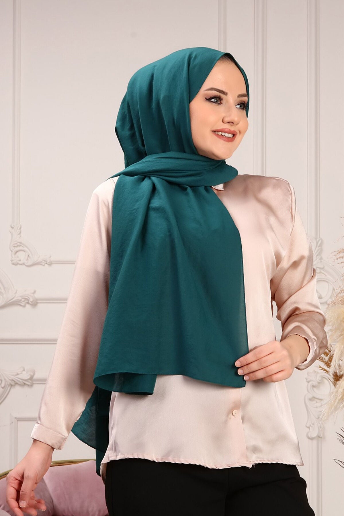HAREM SCARF Amor Şal-Zümrüt