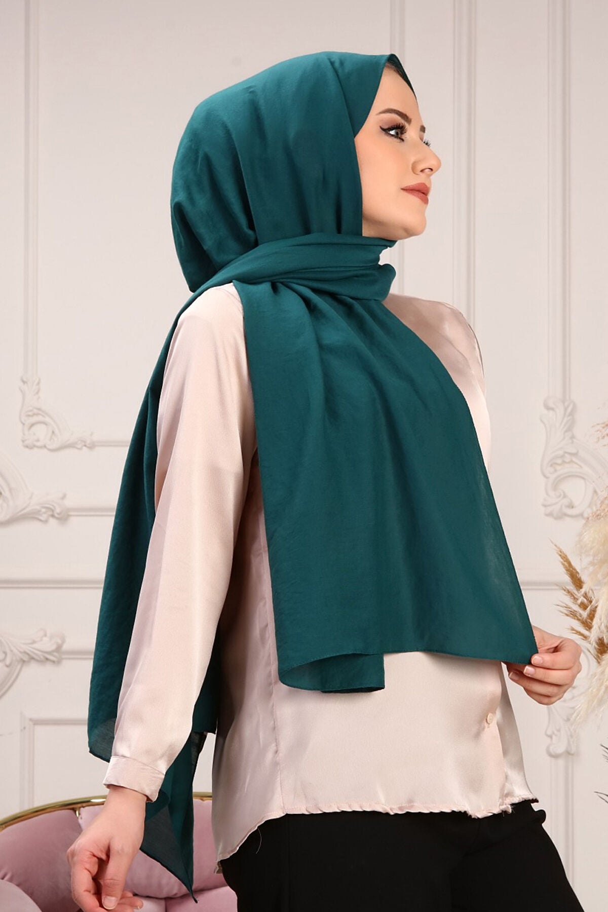 HAREM SCARF Amor Şal-Zümrüt