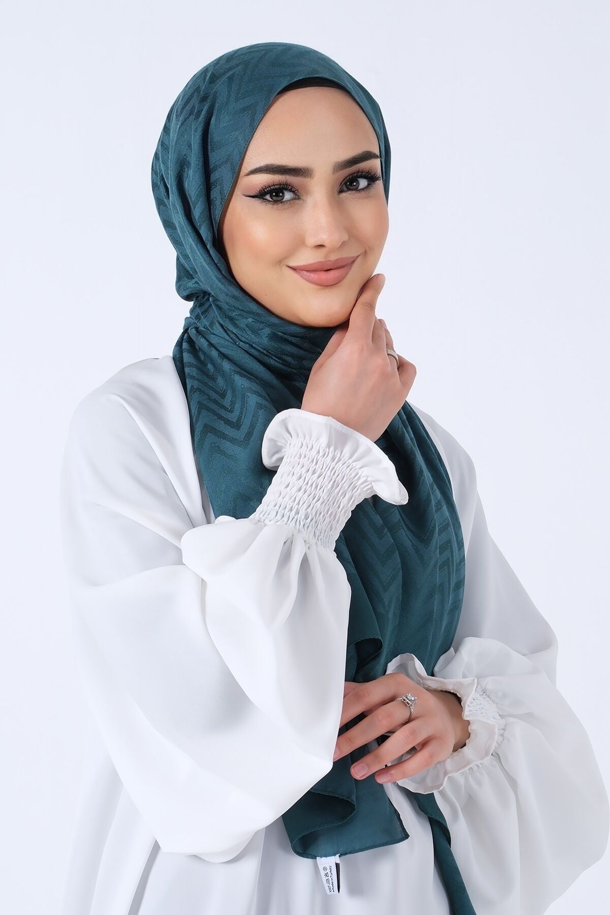 HAREM SCARF Lino Jakar Şal Zümrüt