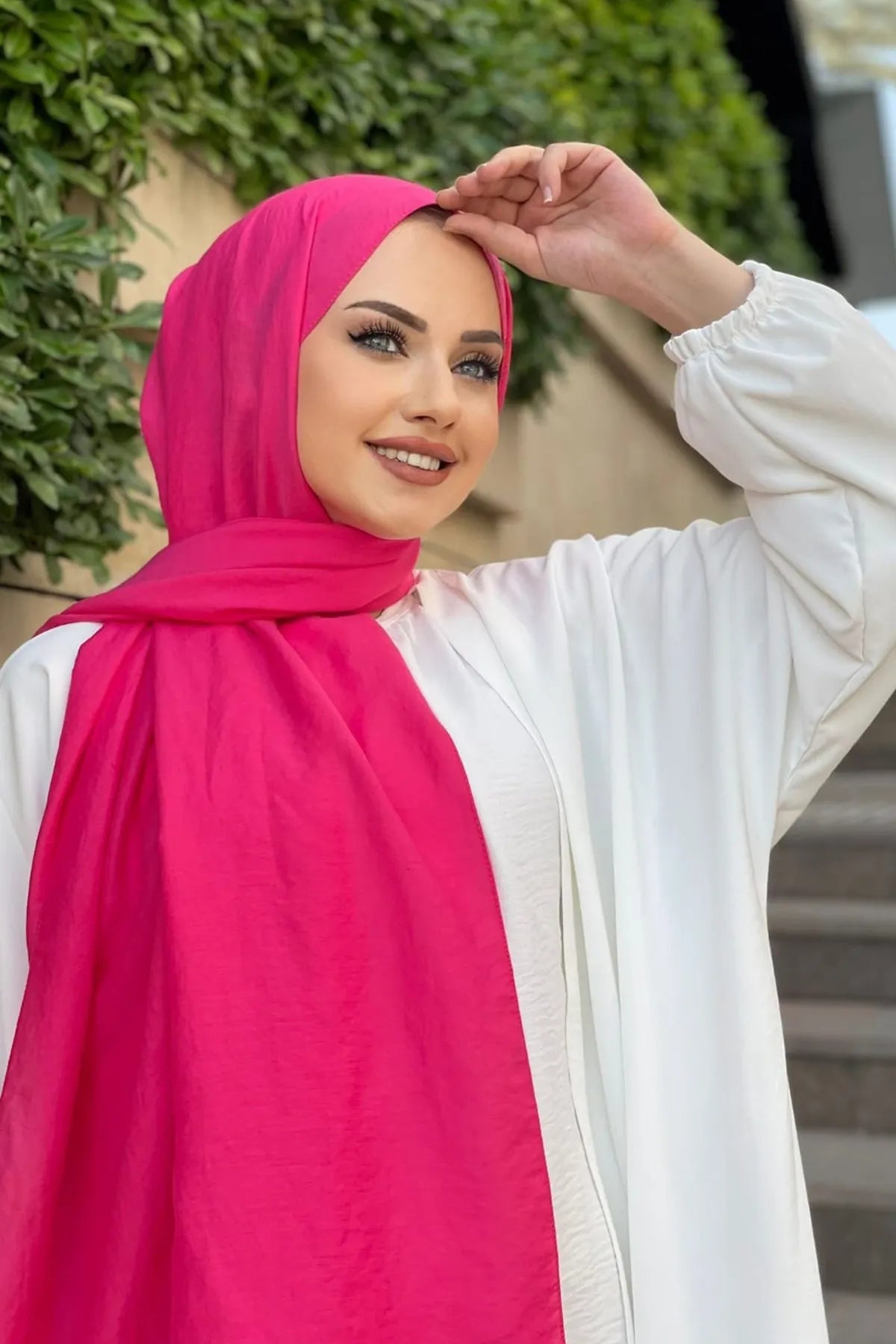 HAREM SCARF Amor Şal-Açık Fuşya