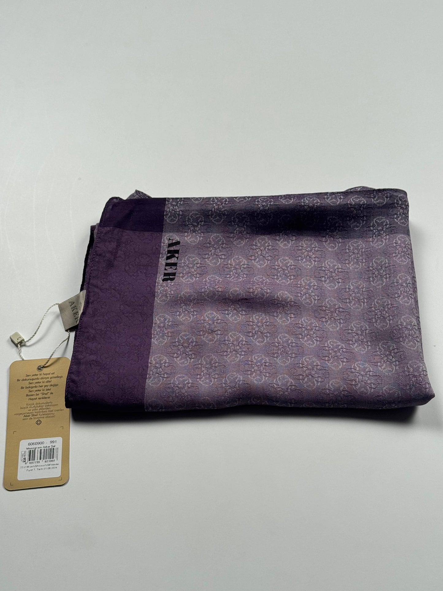 AKER Monogram Jakar Şal 991