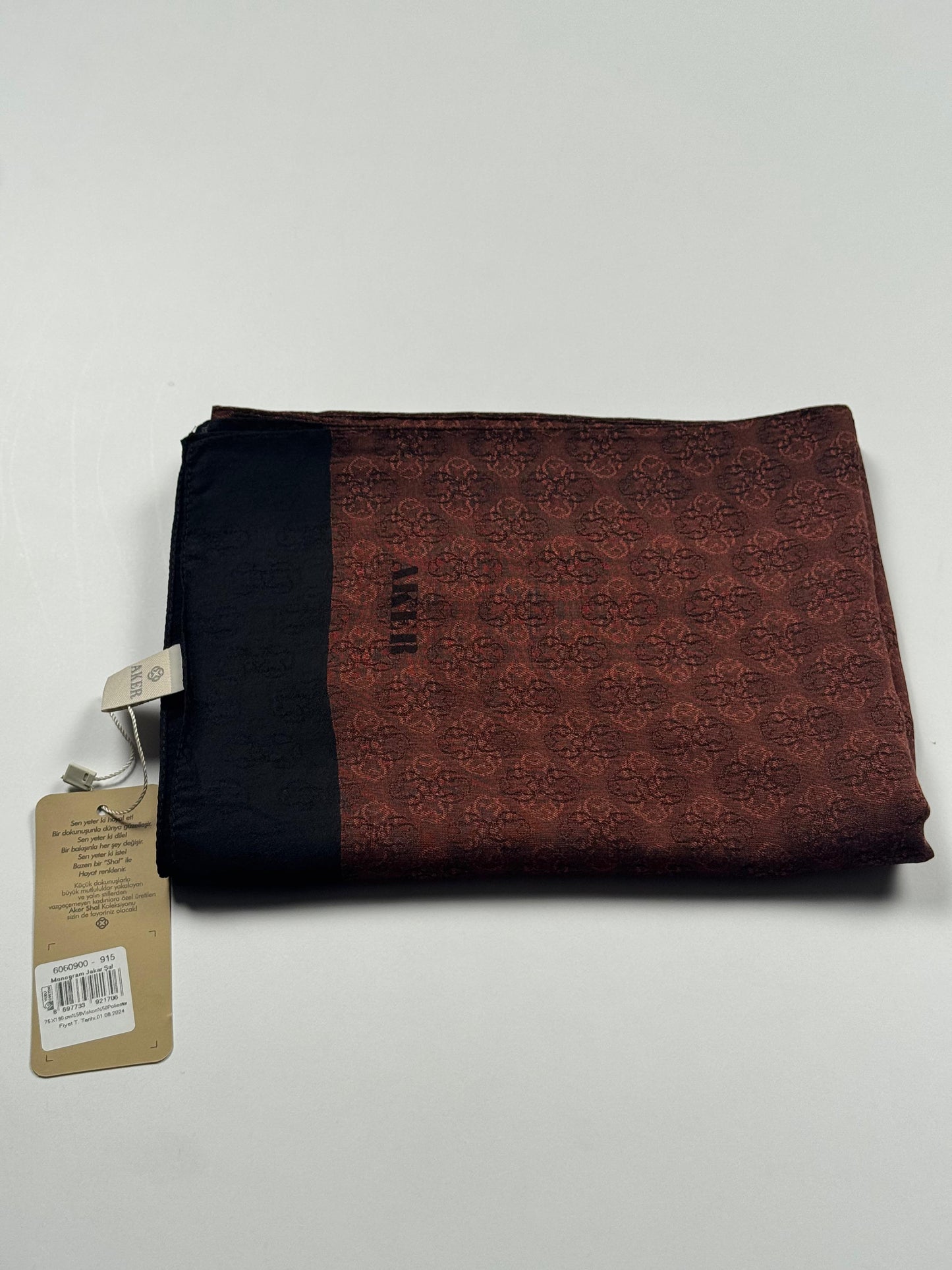 AKER Monogram Jakar Şal 915