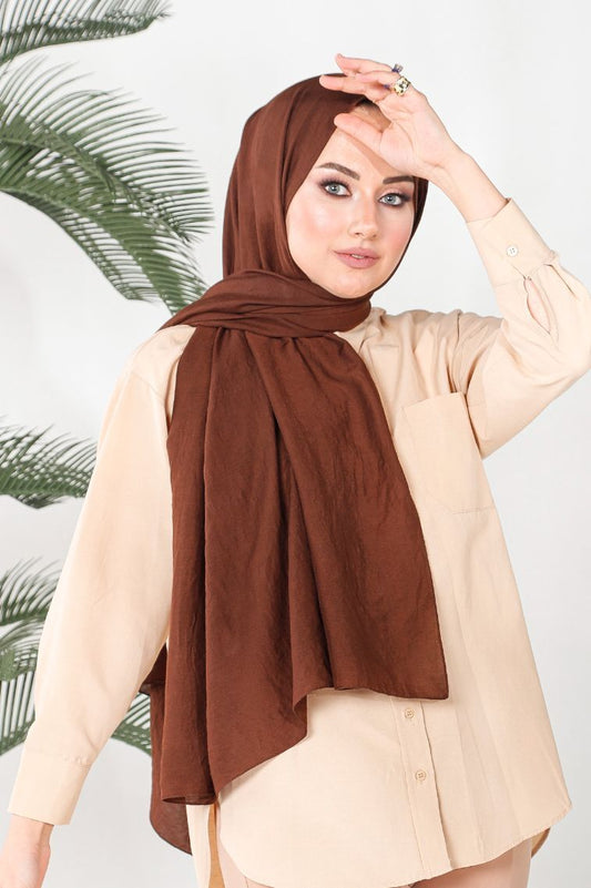 HAREM SCARF Amor Şal-Acı kahve
