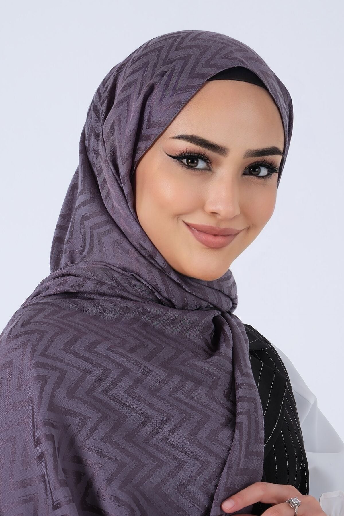 HAREM SCARF Lino Jakar Şal Antrasit