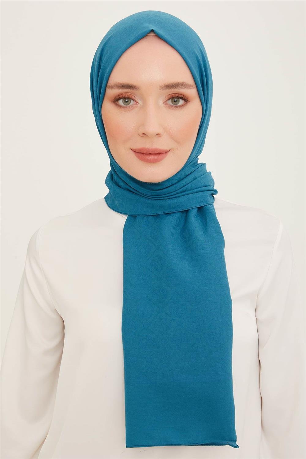 ARMİNE  Trend Pamuk Monogram Şal 23043