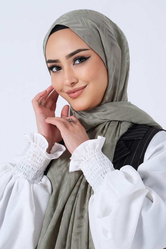 HAREM SCARF Lino Jakar Şal Çağla