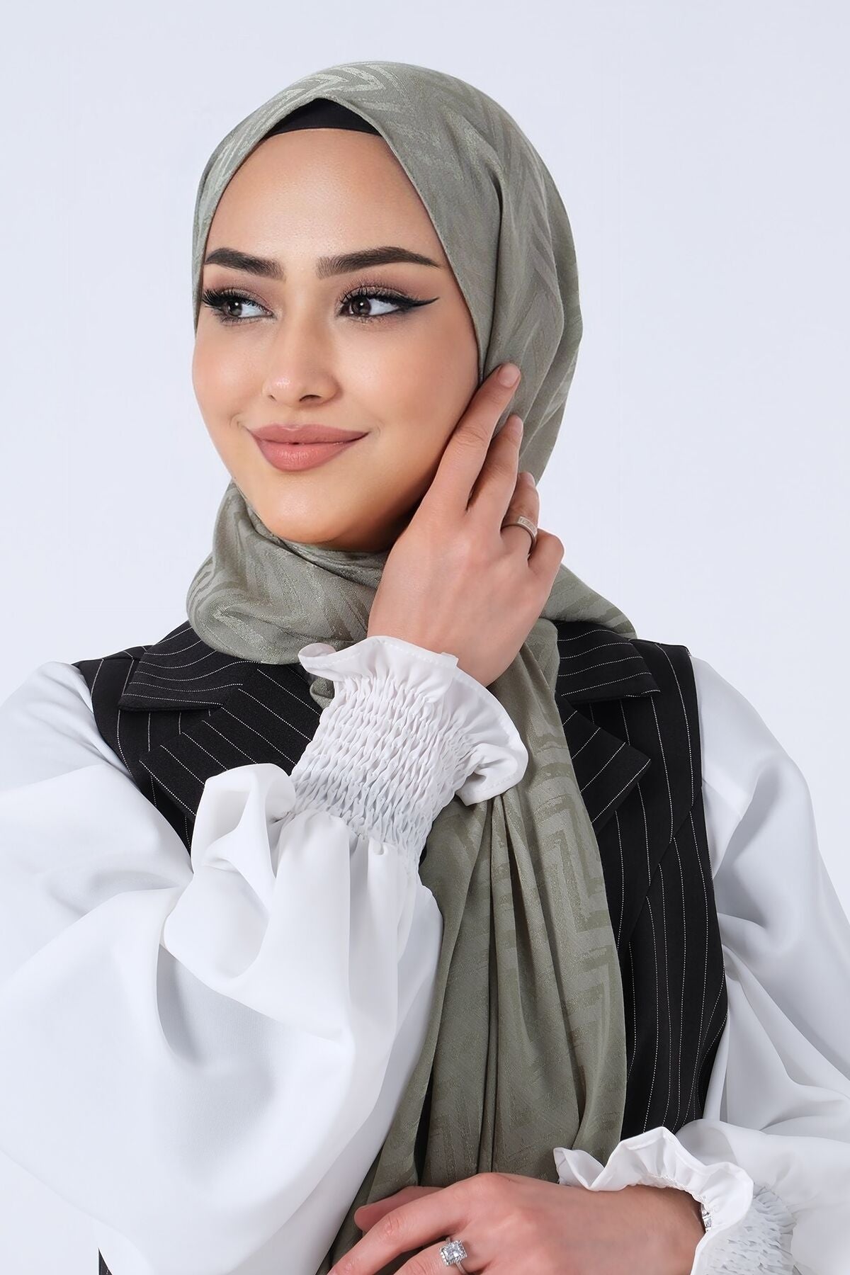 HAREM SCARF Lino Jakar Şal Çağla