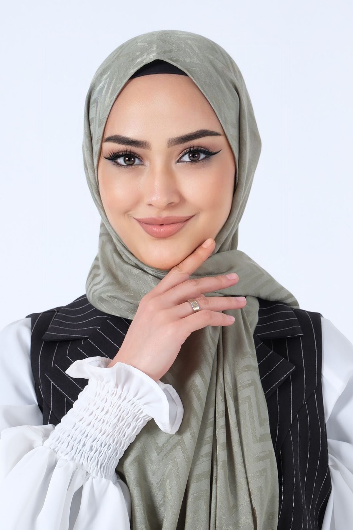HAREM SCARF Lino Jakar Şal Çağla