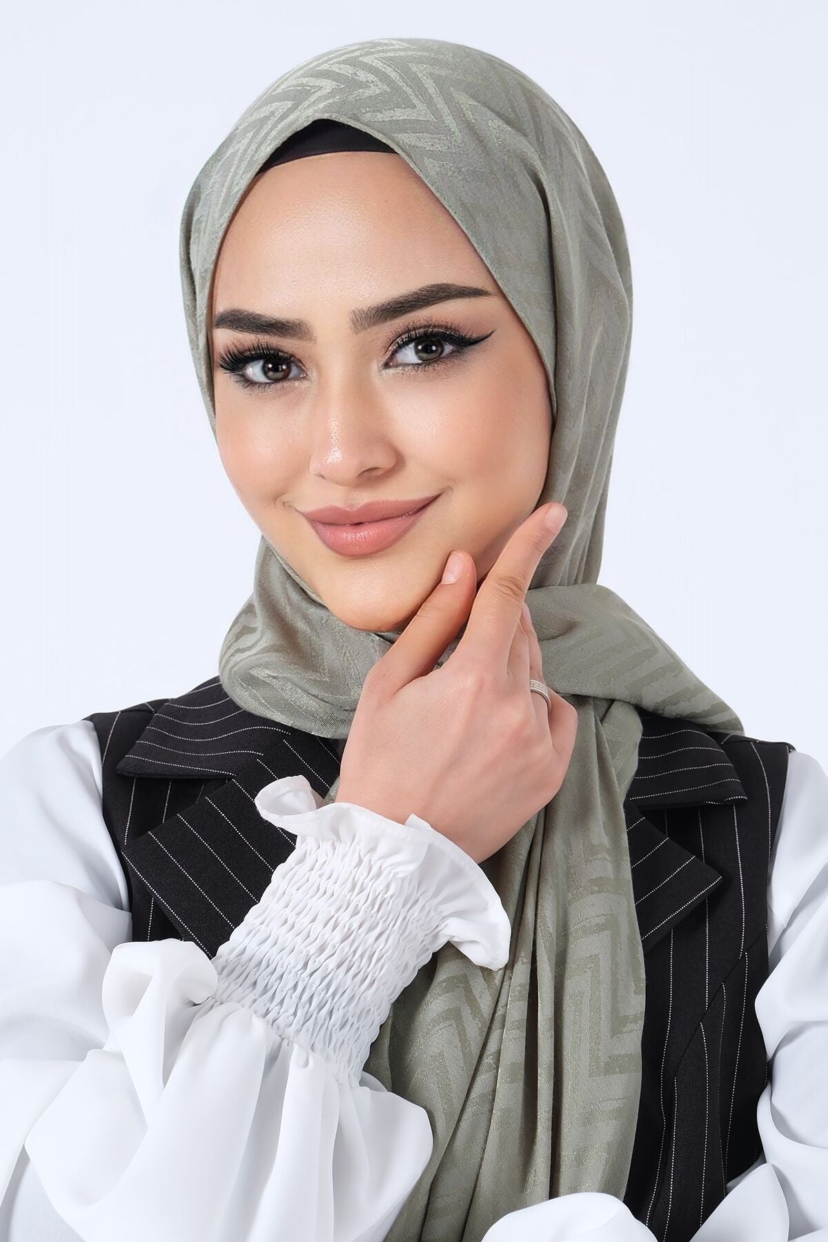 HAREM SCARF Lino Jakar Şal Çağla