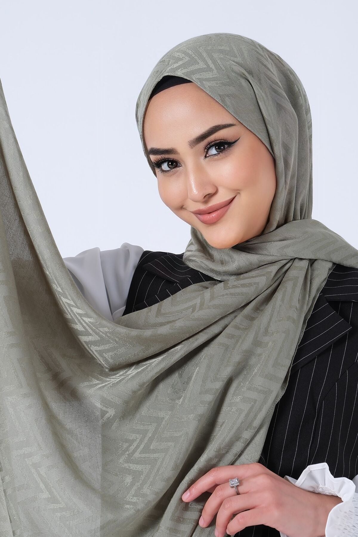 HAREM SCARF Lino Jakar Şal Çağla