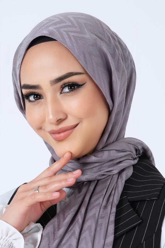 HAREM SCARF Lino Jakar Şal Füme