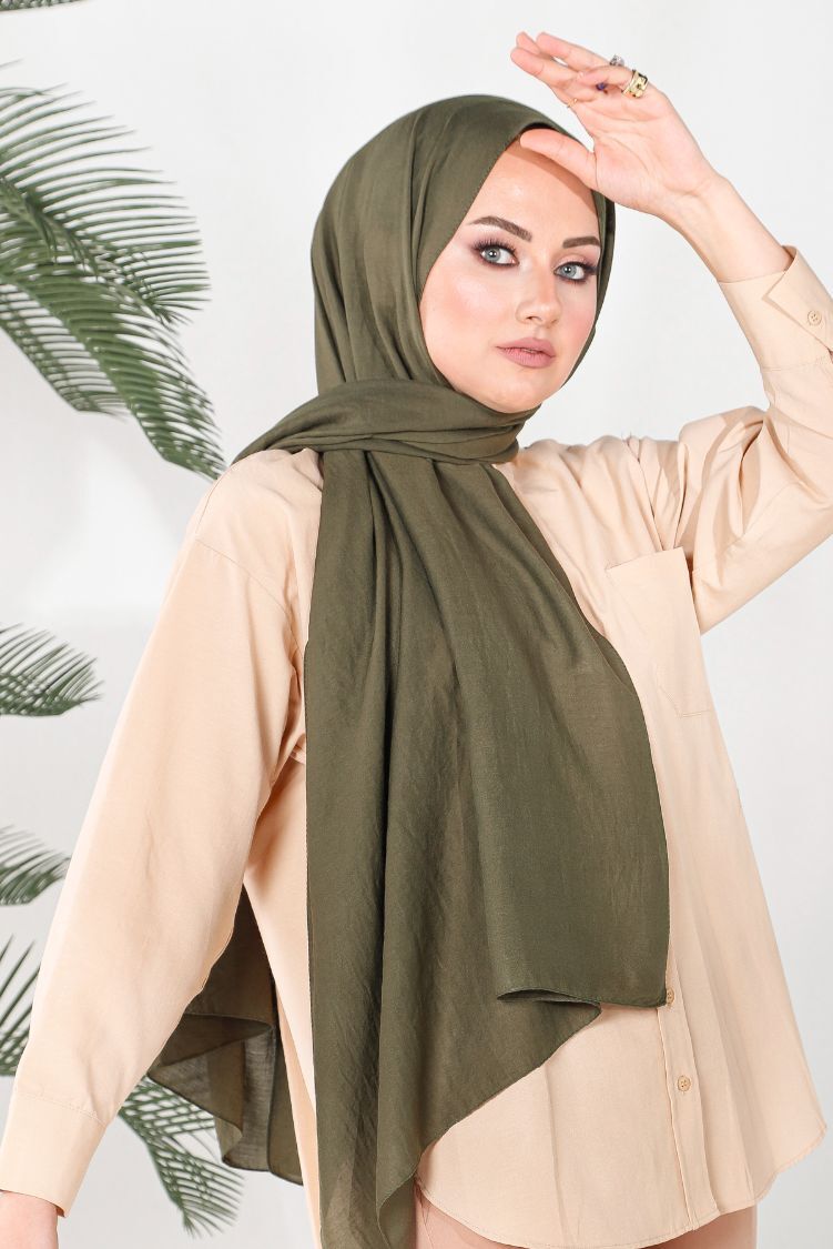 HAREM SCARF Amor Şal-Haki