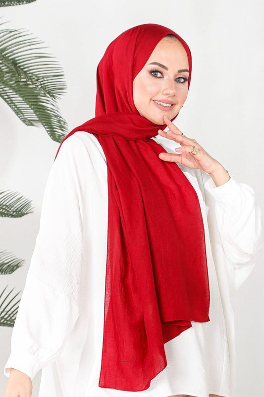 HAREM SCARF Amor Şal-Bordo