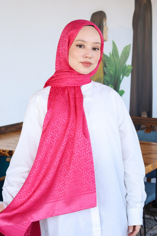 HİNT İPEK Pamuk Jakar Şal