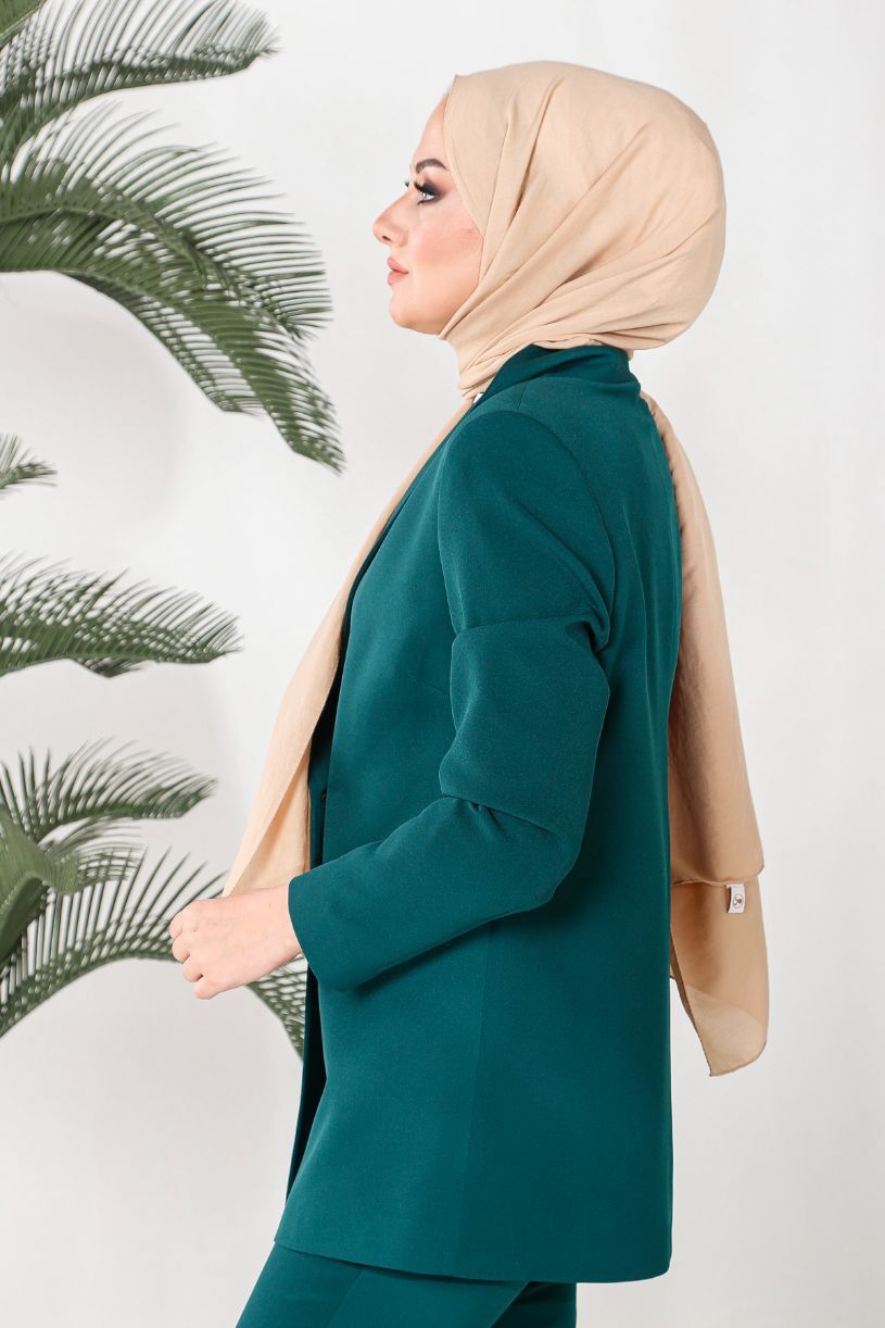 HAREM SCARF Amor Şal-Koyu Bej