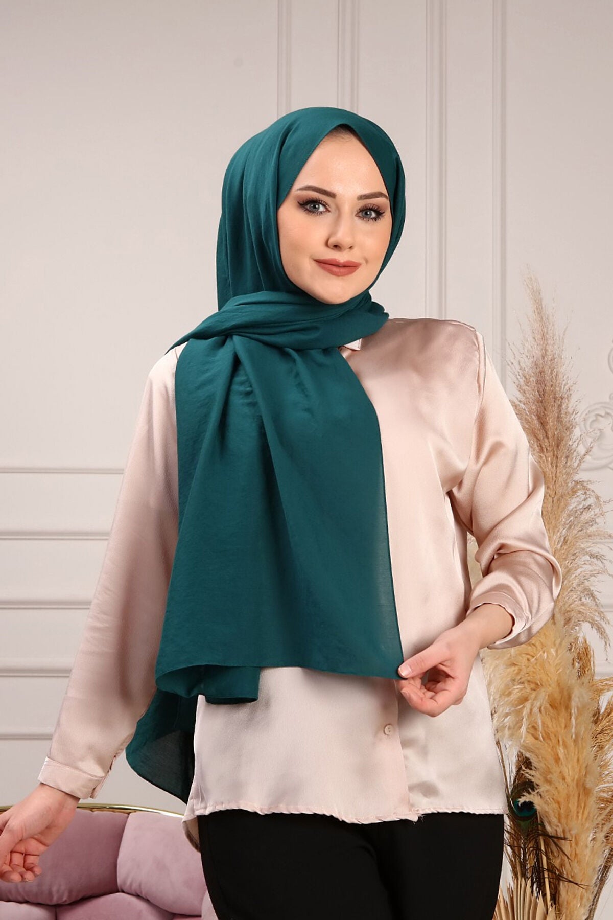HAREM SCARF Amor Şal-Zümrüt